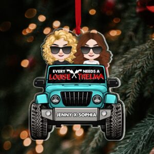 Alternative view of Personalized Gifts For Best Friend Ornament Every Thelma Needs A Louise