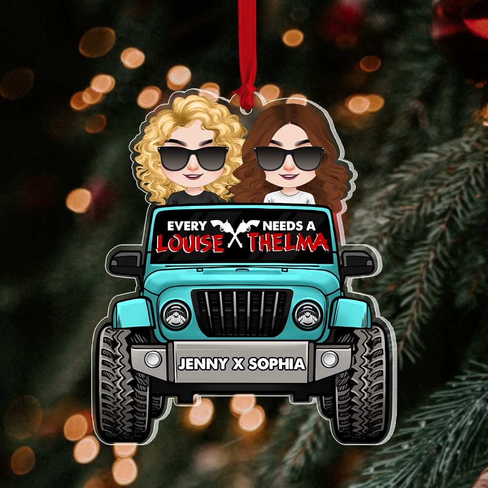 Alternative view of Personalized Gifts For Best Friend Ornament Every Thelma Needs A Louise
