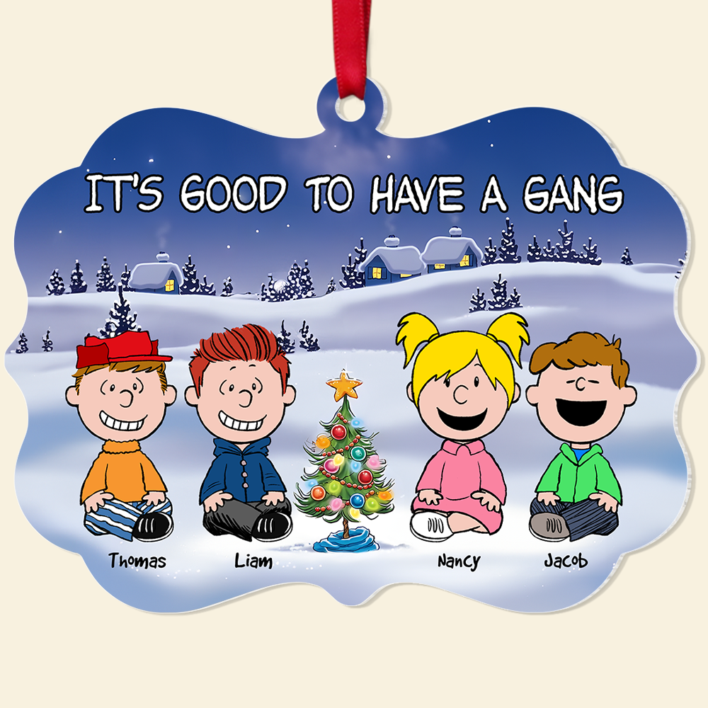 Personalized Gifts For Best Friends Christmas Ornament 01topu111124 Friend Gang - Image 6