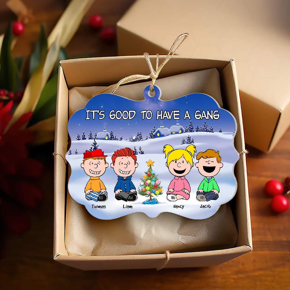 Personalized Gifts For Best Friends Christmas Ornament 01topu111124 Friend Gang - Image 4