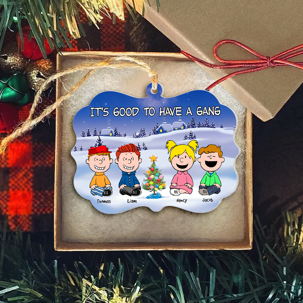 Personalized Gifts For Best Friends Christmas Ornament 01topu111124 Friend Gang - Image 5