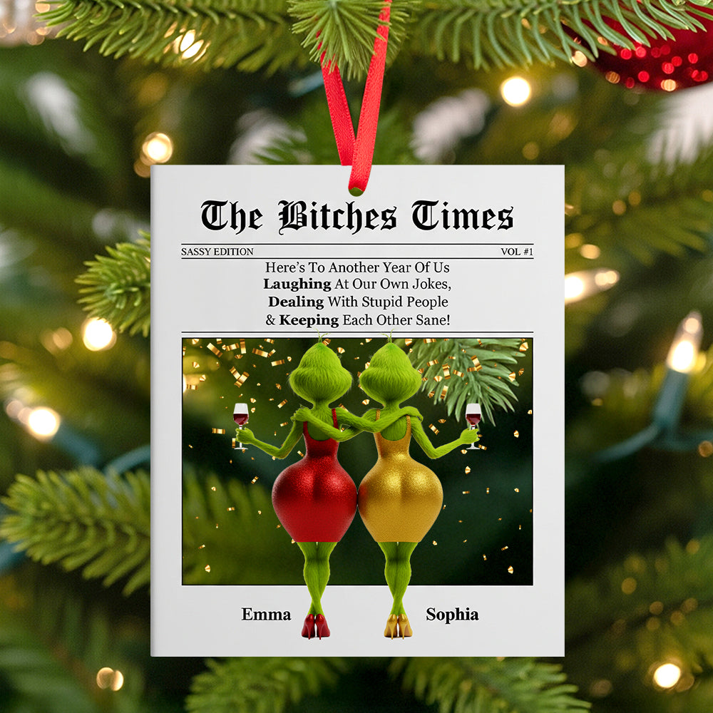 Personalized Gifts For Best Friends Christmas Ornament 03natn170925