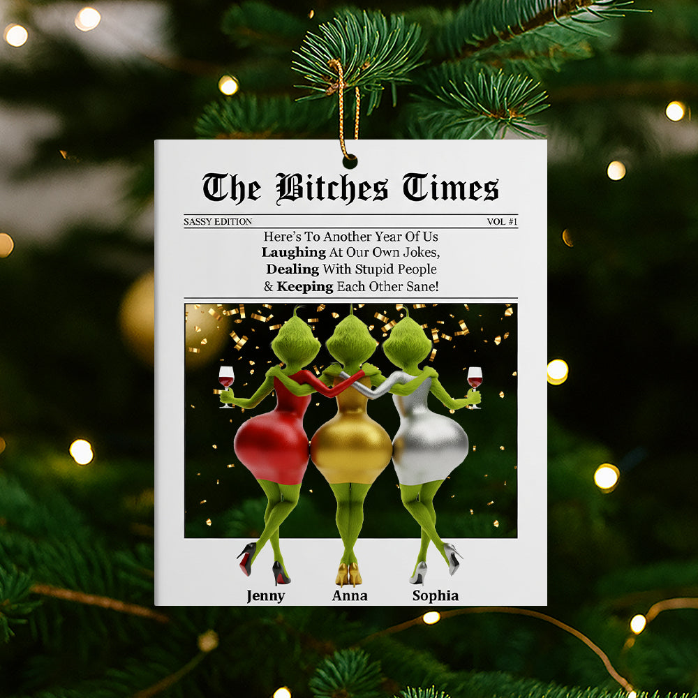 Personalized Gifts For Best Friends Christmas Ornament 03natn170925 - Image 4