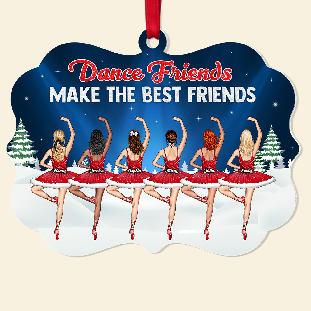 Personalized Gifts For Best Friends Christmas Ornament Dance Friends 02napu251124 - Image 6