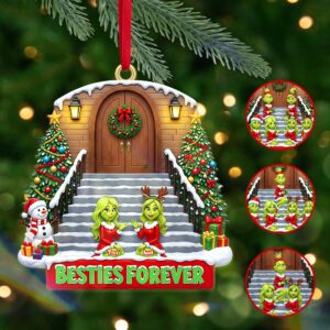 Personalized Gifts For Bestie, Christmas Acrylic Ornament 01tomg190925