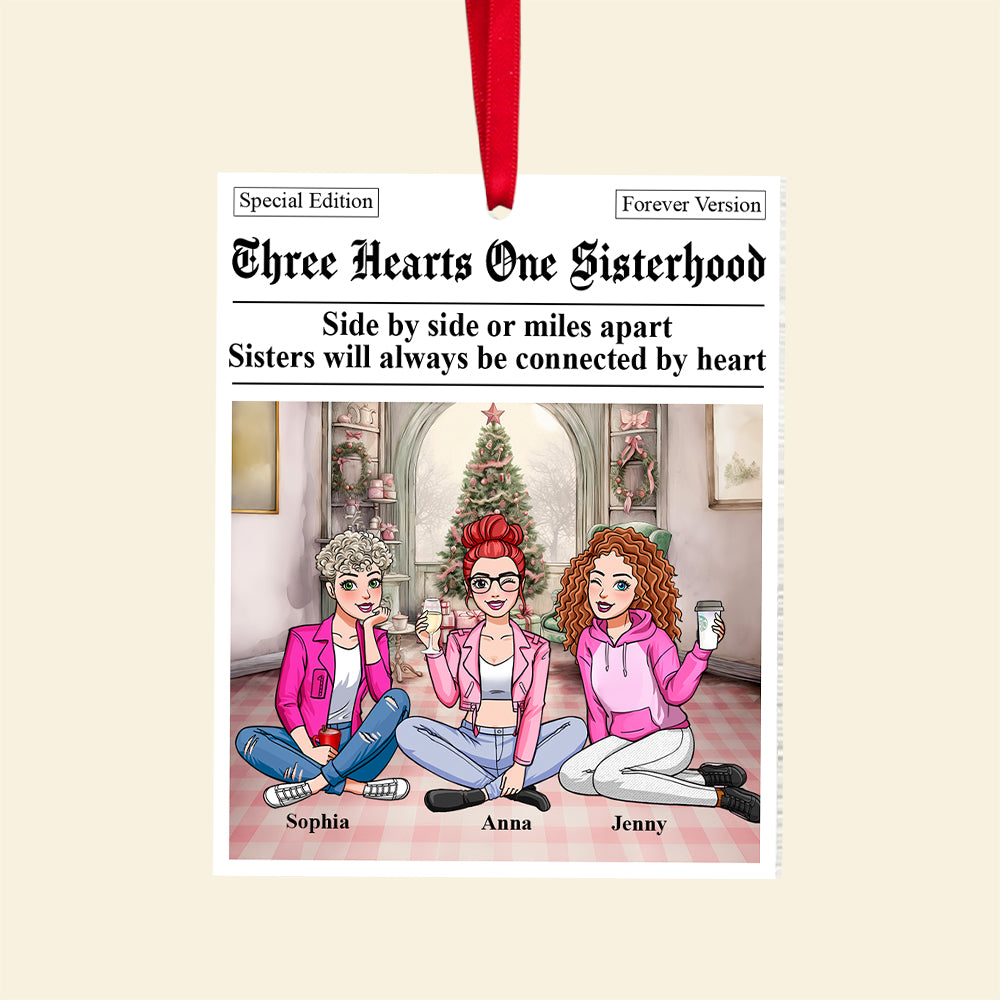Personalized Gifts For Besties Christmas Ornament 03xqtn251124hh Sisterhood - Image 5