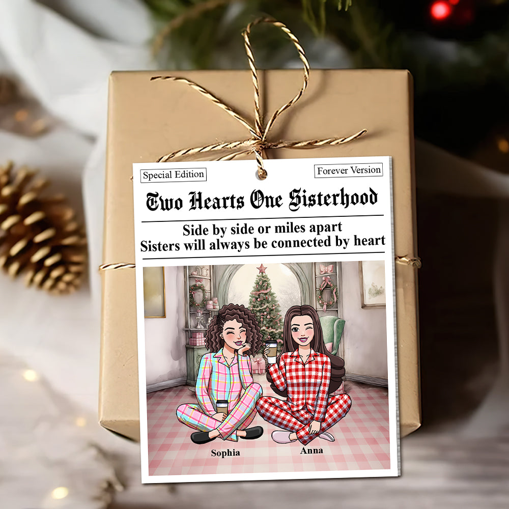 Alternative view of Personalized Gifts For Besties Christmas Ornament 03xqtn251124hh Sisterhood