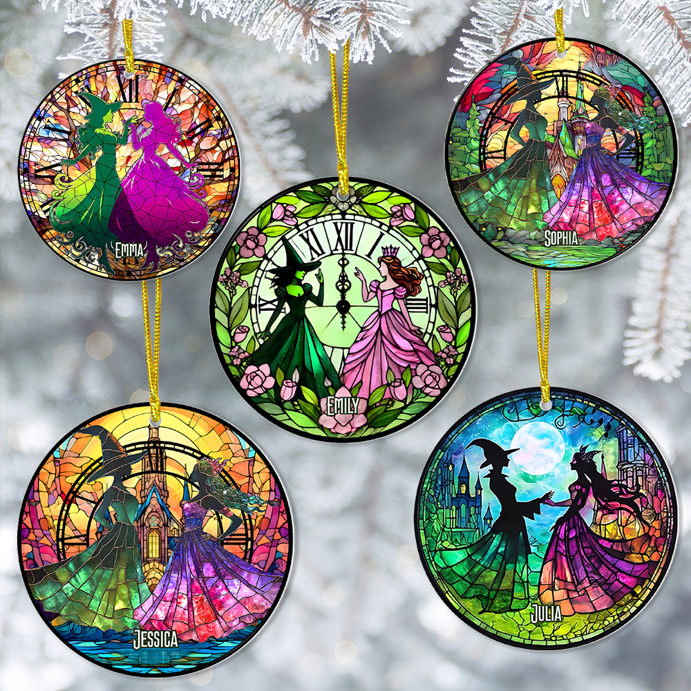 Personalized Gifts For Besties Christmas Witchy Ornament 04xqpu291124 - Image 4
