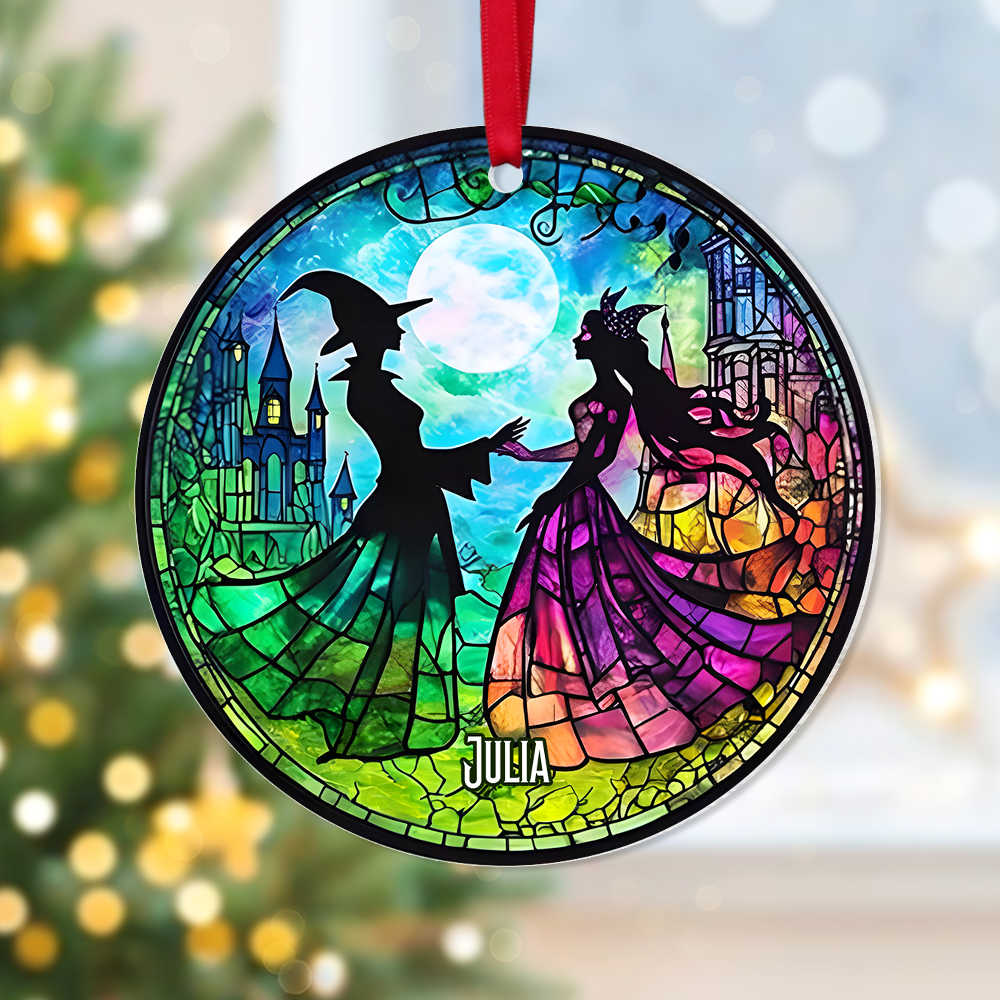 Personalized Gifts For Besties Christmas Witchy Ornament 04xqpu291124 - Image 5