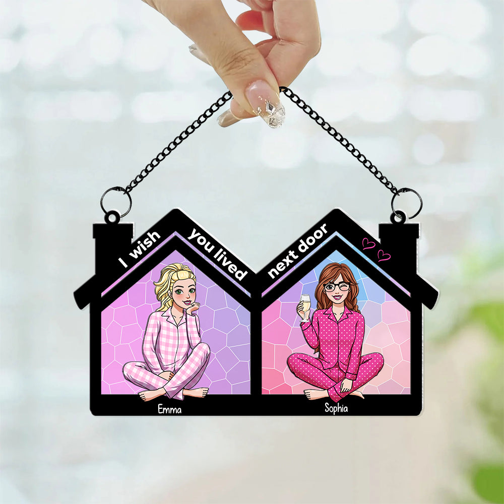 Personalized Gifts For Besties Suncatcher Ornament 04htdc110624hh - Image 3