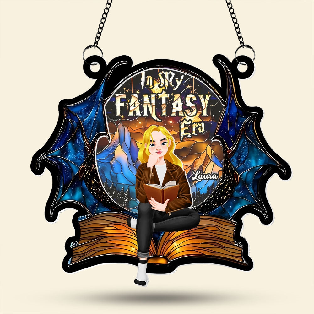 Personalized Gifts For Book Lover Suncatcher Ornament Fantasy Book 013xqti060125pa - Image 4