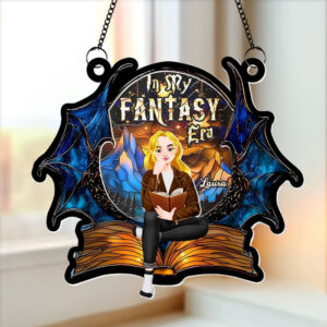 Personalized Gifts For Book Lover Suncatcher Ornament Fantasy Book 013xqti060125pa