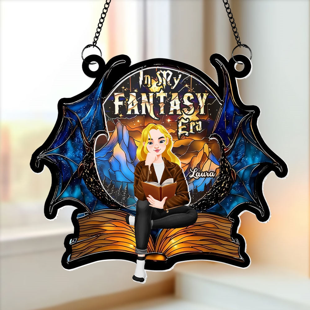Personalized Gifts For Book Lover Suncatcher Ornament Fantasy Book 013xqti060125pa