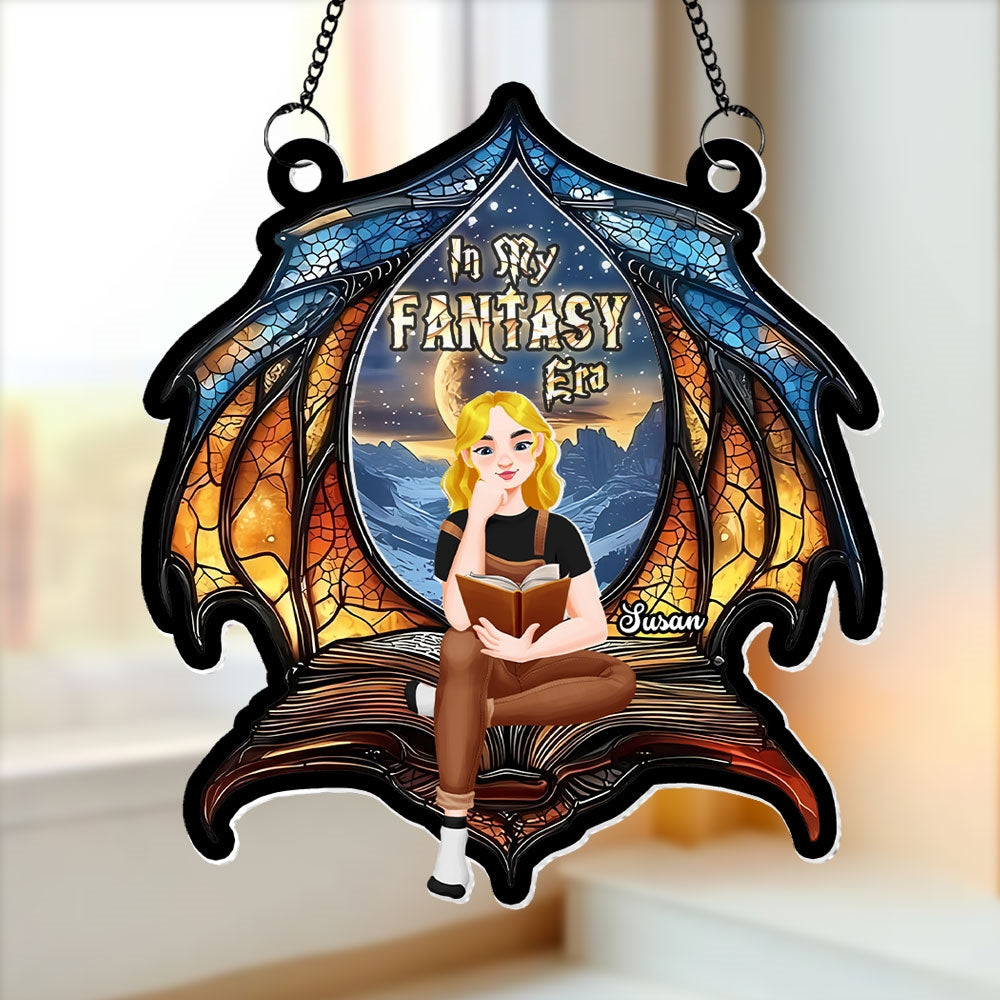 Personalized Gifts For Book Lover Suncatcher Ornament Fantasy Book 014xqti060125pa - Image 4