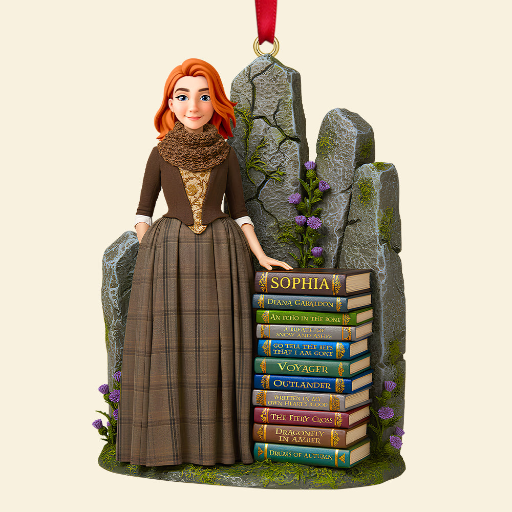 Personalized Gifts For Book Lovers Christmas Ornament 01hutn171025 - Image 4