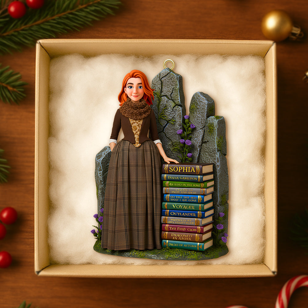 Personalized Gifts For Book Lovers Christmas Ornament 01hutn171025 - Image 3