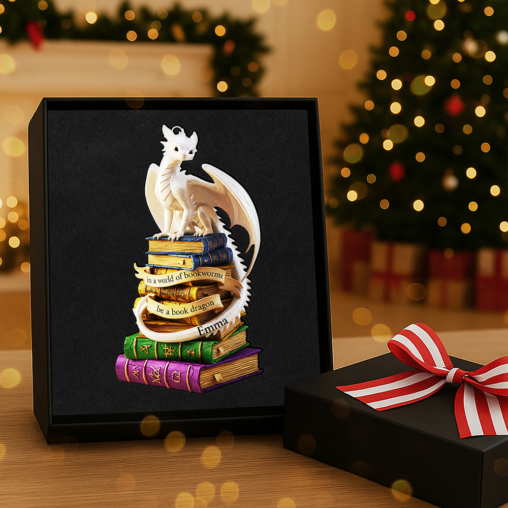 Personalized Gifts For Book Lovers Christmas Ornament 02kita250925 - Image 4