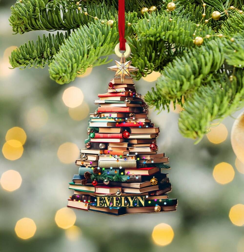 Personalized Gifts For Book Lovers Christmas Ornament 10ACXX240924 - Image 6