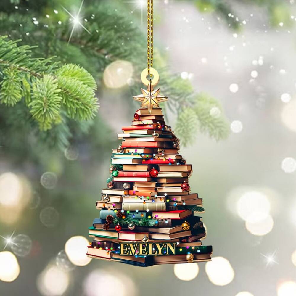 Personalized Gifts For Book Lovers Christmas Ornament 10ACXX240924 - Image 5