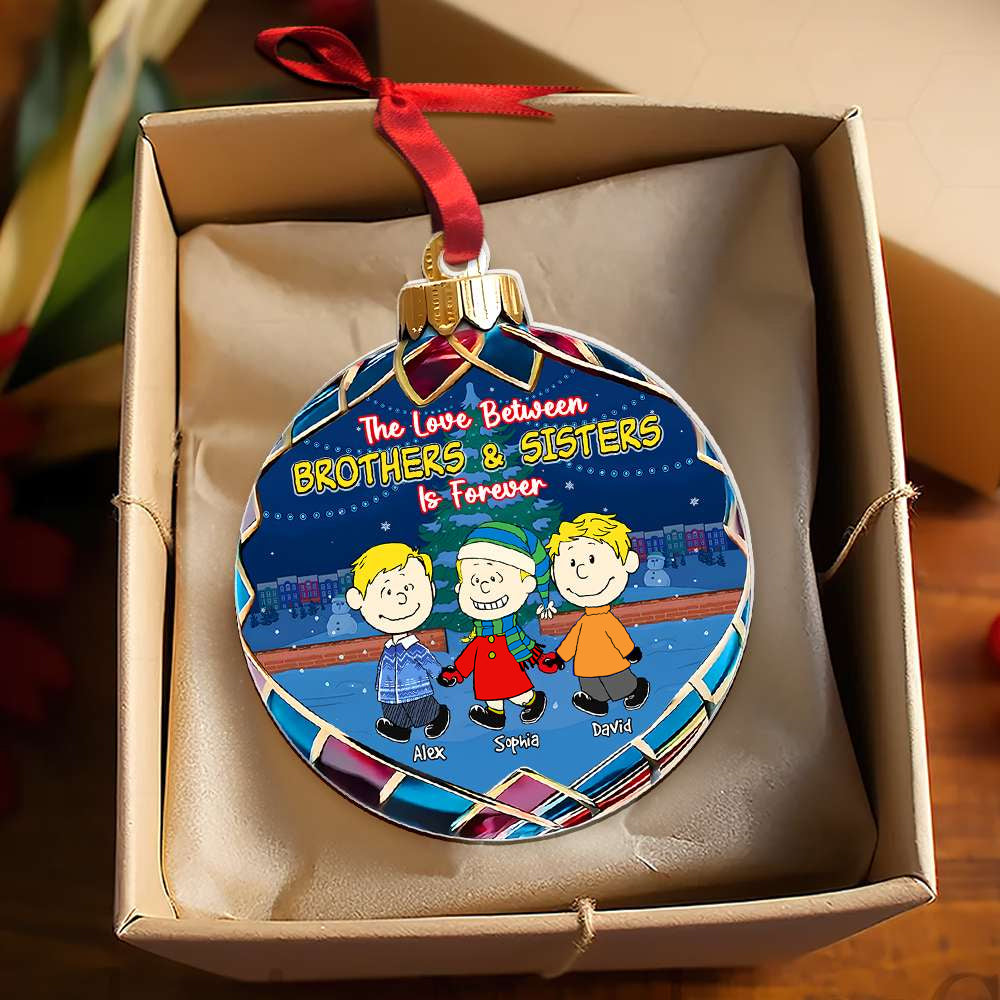 Personalized Gifts For Brothers And Sisters Christmas Ornament 031OHMH161124DA - Image 4