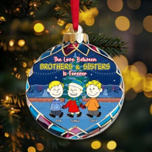Alternative view of Personalized Gifts For Brothers And Sisters Christmas Ornament 031OHMH161124DA