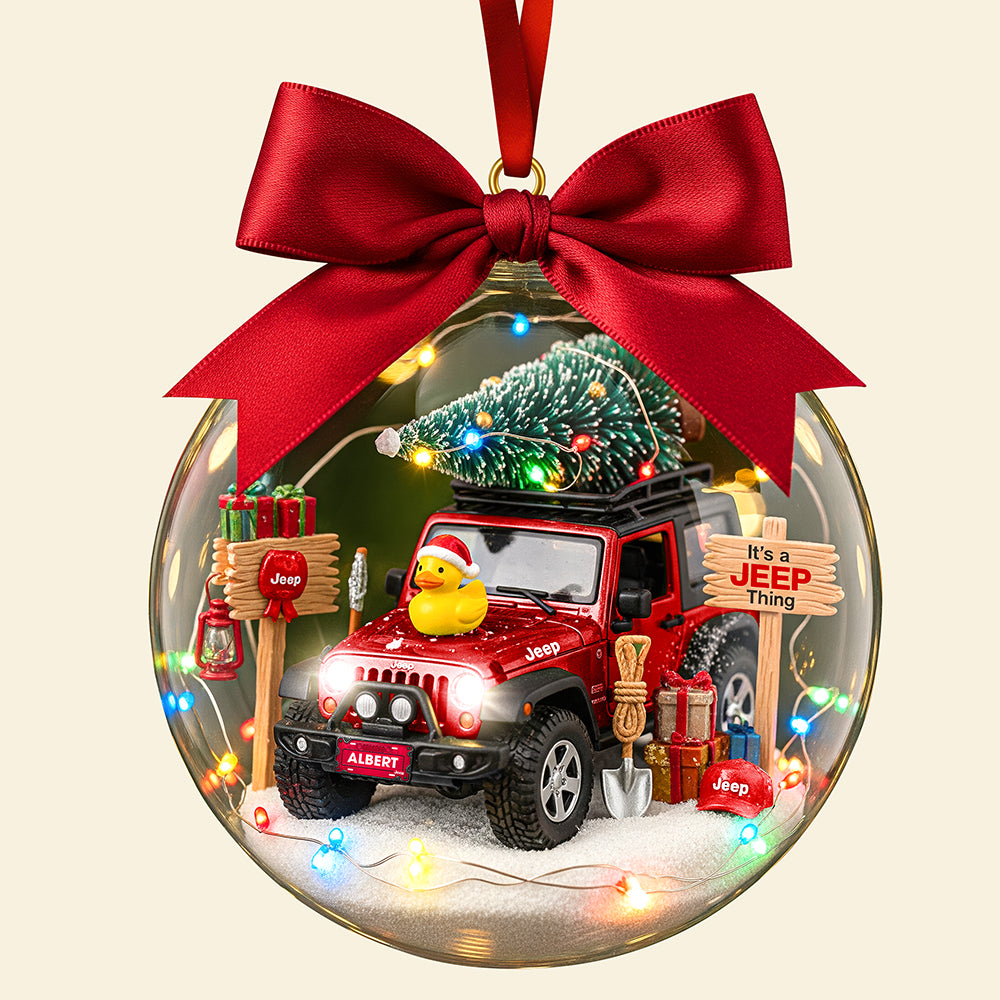 Personalized Gifts For Car Lovers Christmas Ornament 03hyqn011025 - Image 4