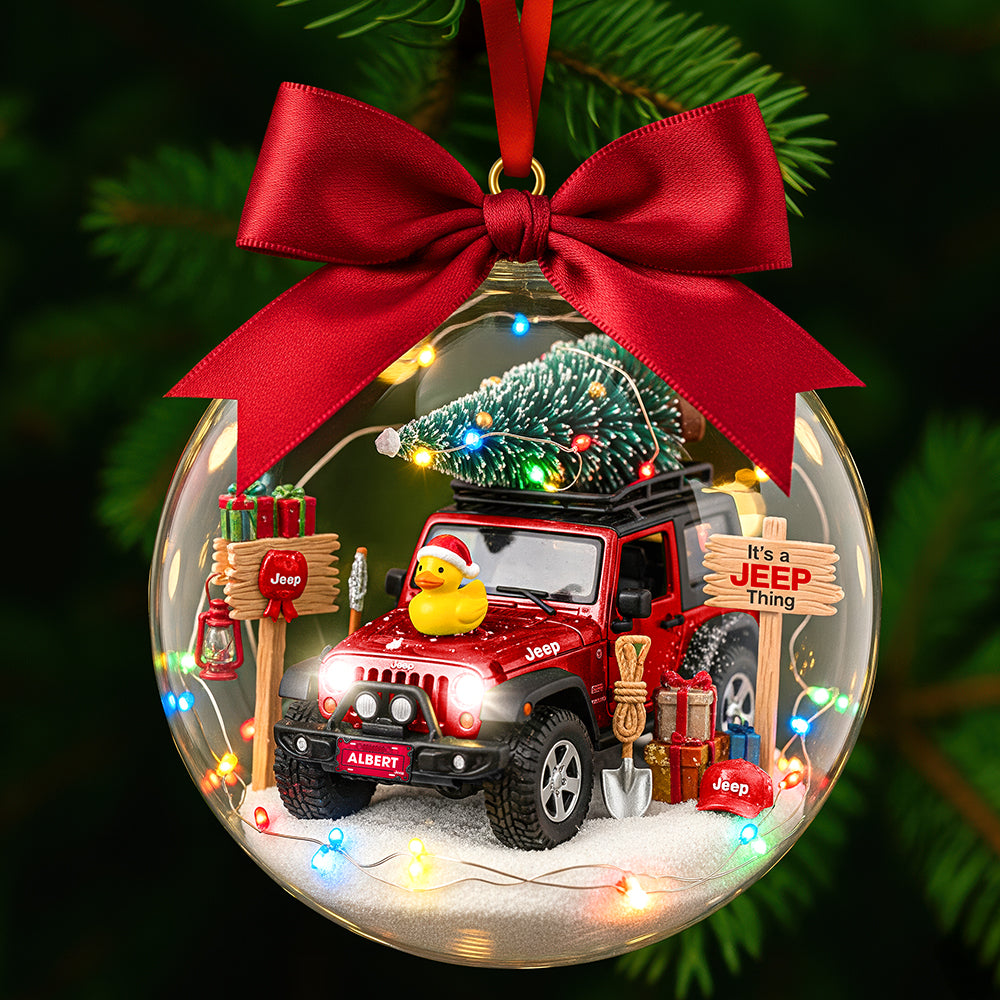 Personalized Gifts For Car Lovers Christmas Ornament 03hyqn011025 - Image 3