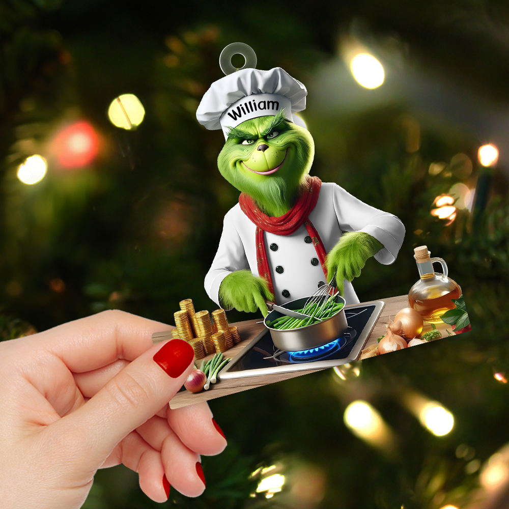 Personalized Gifts For Chef Acrylic Ornament 01xqpu141124 - Image 3
