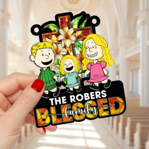 Personalized Gifts For Christian Family Suncatcher Ornament 01kaqn100125hh