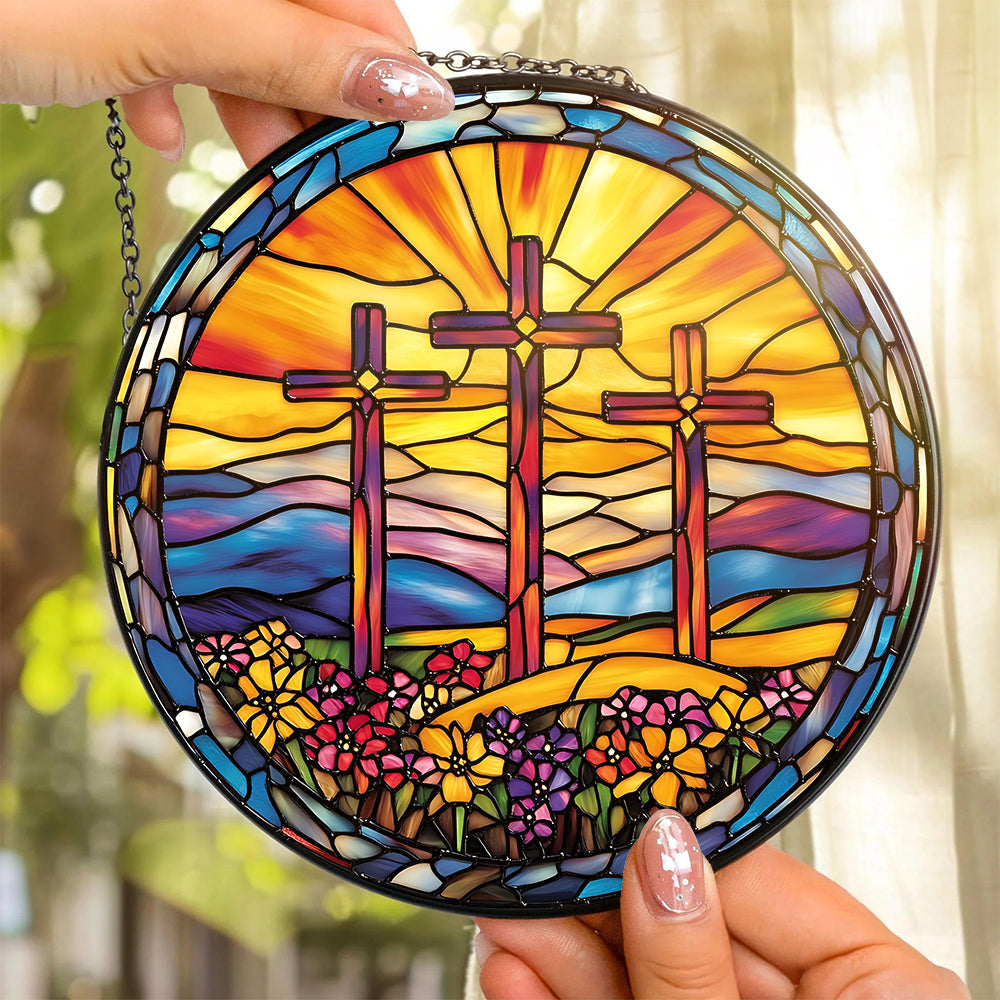 Personalized Gifts For Christian Stained Glass Christ Sunflower 01HUDT050325 - Image 3