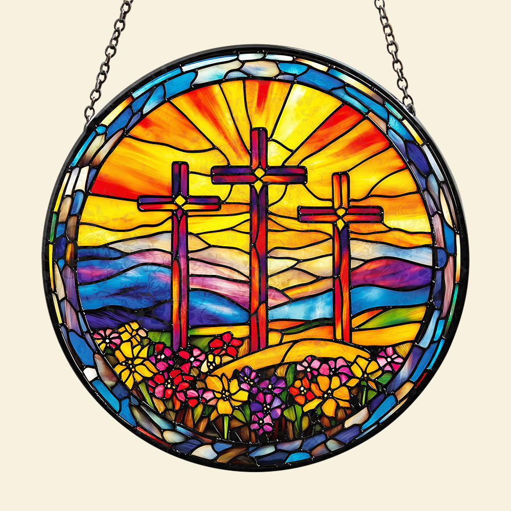 Personalized Gifts For Christian Stained Glass Christ Sunflower 01HUDT050325 - Image 6