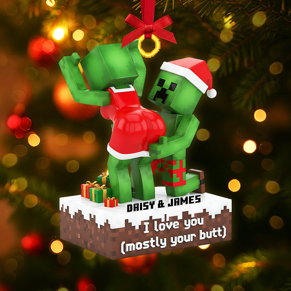 Personalized Gifts For Christmas Couple Acrylic Ornament 01nata120925 - Image 3