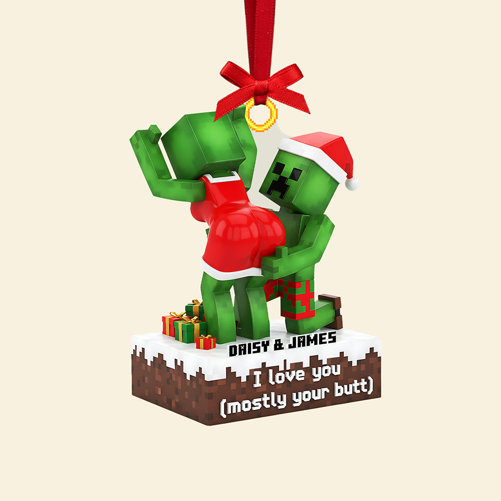 Personalized Gifts For Christmas Couple Acrylic Ornament 01nata120925 - Image 4