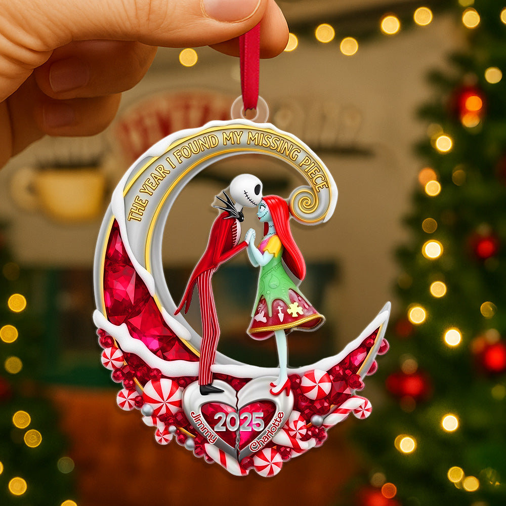 Personalized Gifts For Christmas, couple acrylic ornament 04tgmg150825