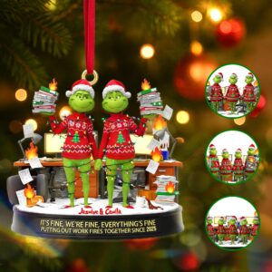 Personalized Gifts For Christmas, Coworker Acrylic Ornament 03namg180925