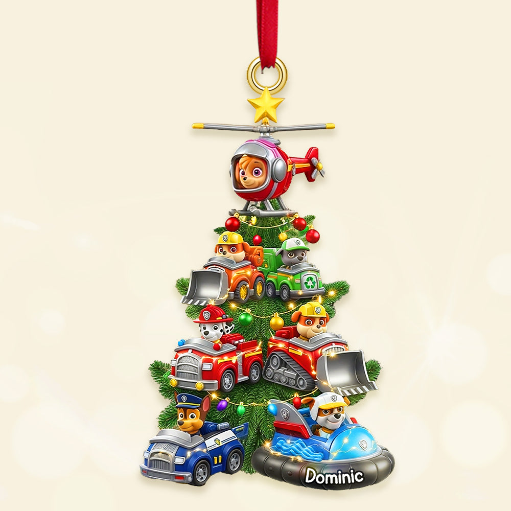 Personalized Gifts For Christmas, Cute Animals Christmas Acrylic Ornament 04kimg080925 - Image 3