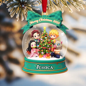 Alternative view of Personalized Gifts For Christmas, Darkness Hunter Custom Shape Acrylic Ornament 02pgta041025
