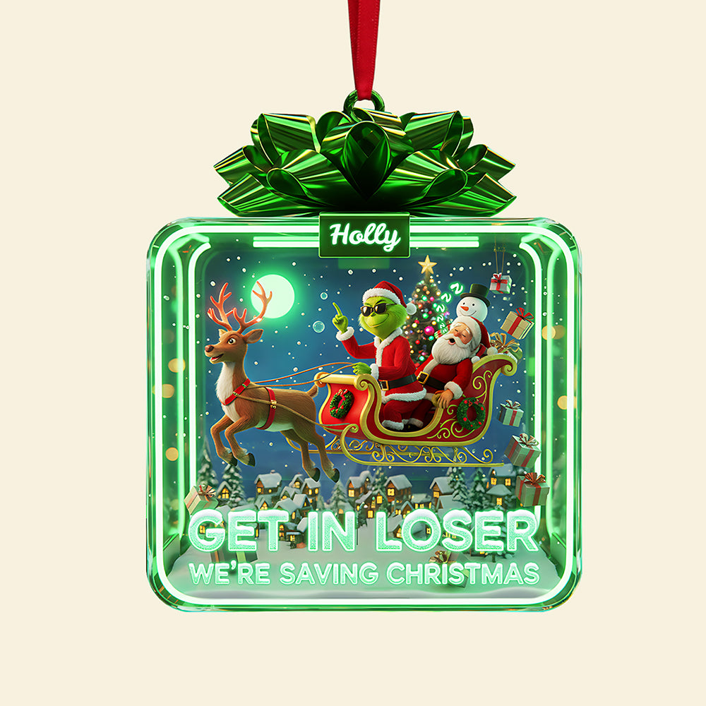Personalized Gifts For Christmas, Funny Christmas Acrylic Ornament 02pata021025 - Image 4