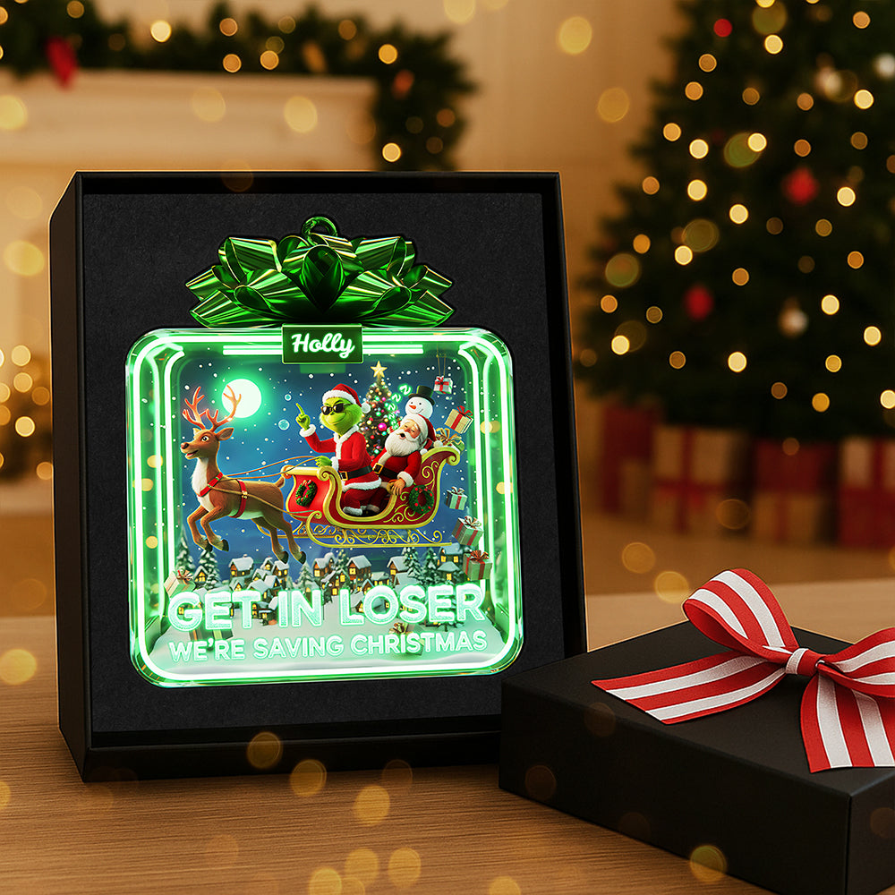 Personalized Gifts For Christmas, Funny Christmas Acrylic Ornament 02pata021025 - Image 3