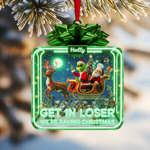 Alternative view of Personalized Gifts For Christmas, Funny Christmas Acrylic Ornament 02pata021025