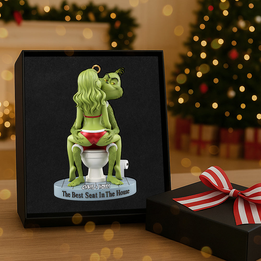 Personalized Gifts For Christmas, Funny Couple Acrylic Ornament 03ohta271025 - Image 3