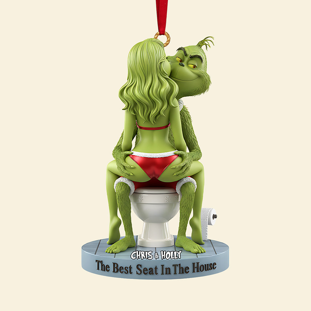 Personalized Gifts For Christmas, Funny Couple Acrylic Ornament 03ohta271025 - Image 4