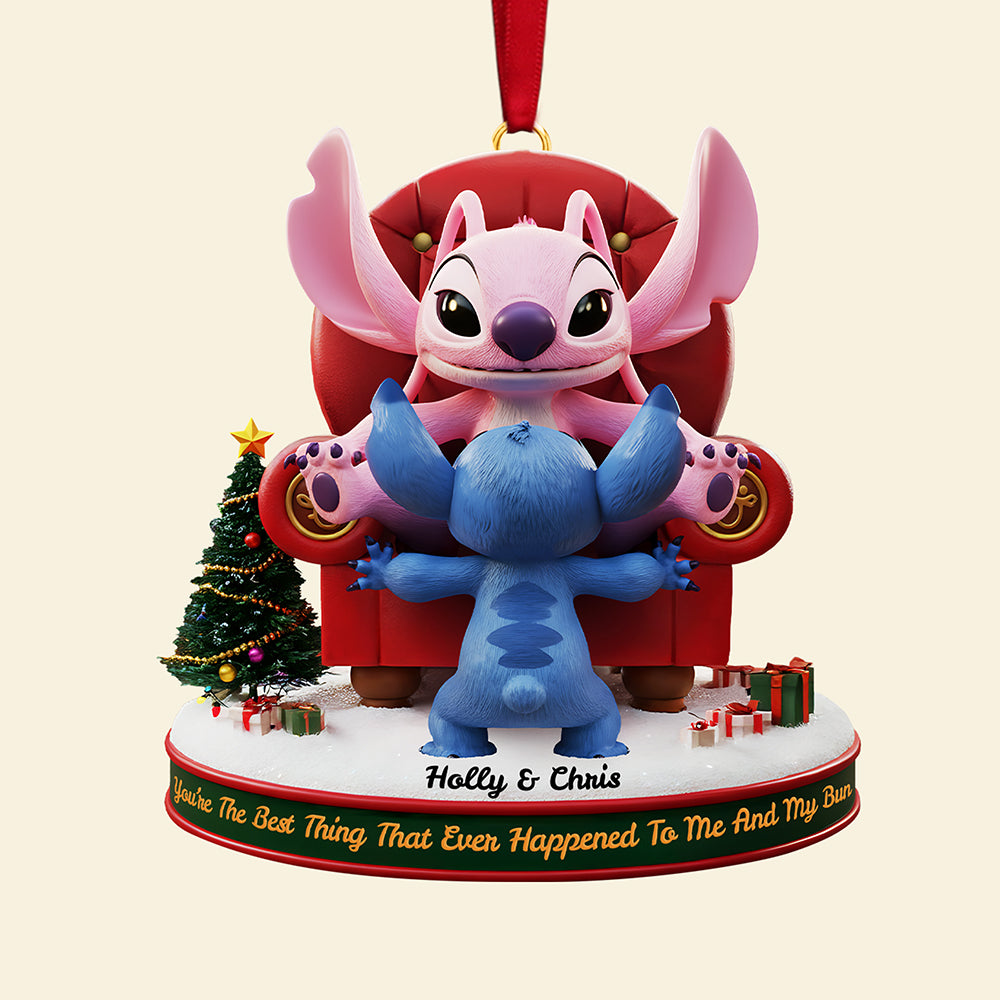 Personalized Gifts For Christmas, Funny Couple Acrylic Ornament 05ohta220925 - Image 4