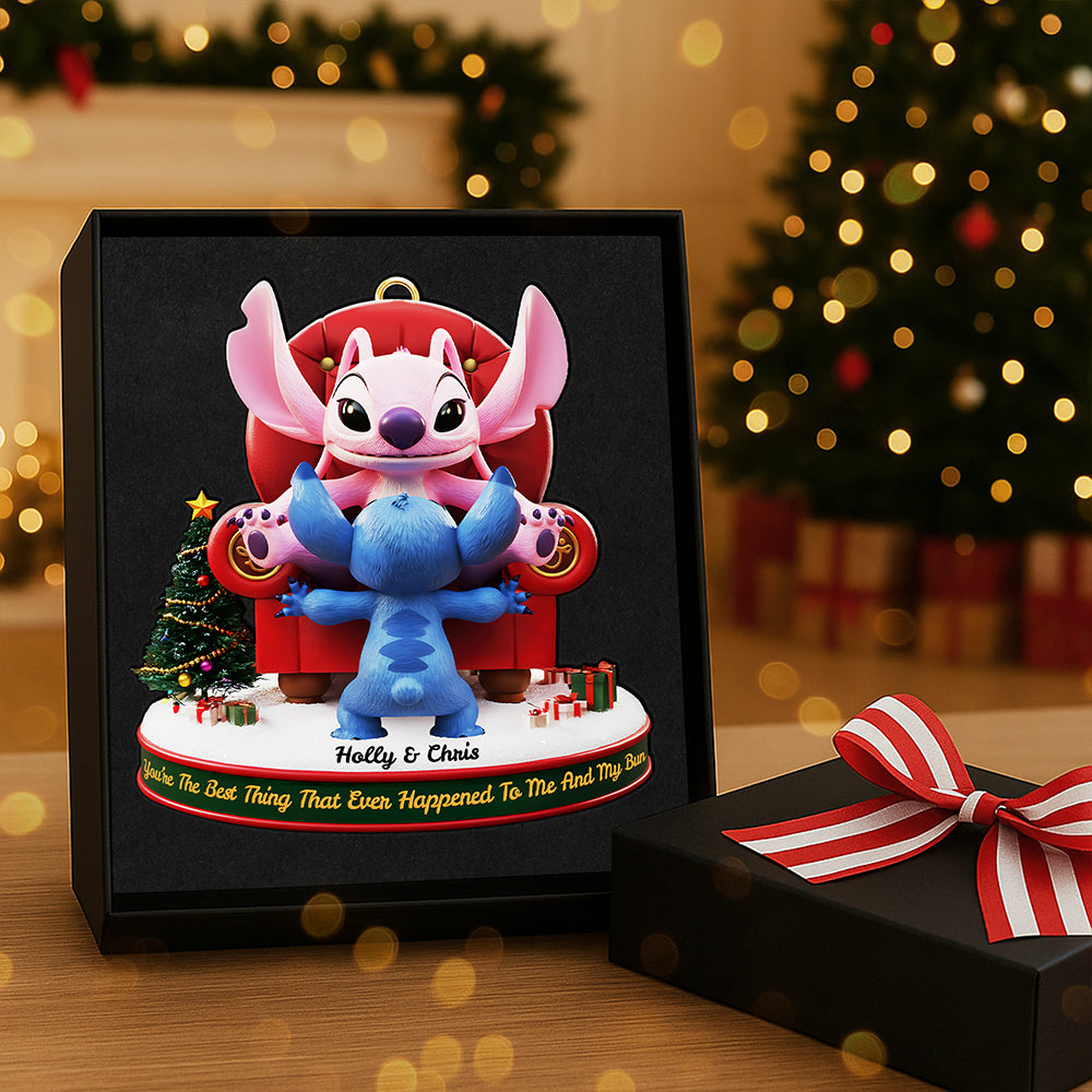 Personalized Gifts For Christmas, Funny Couple Acrylic Ornament 05ohta220925 - Image 3