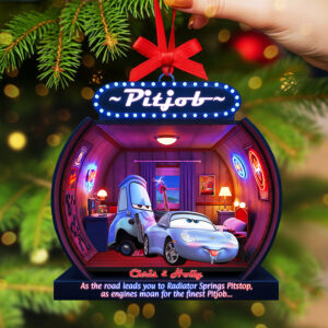 Alternative view of Personalized Gifts For Christmas, Naughty Couple Acrylic Ornament 01tata240925