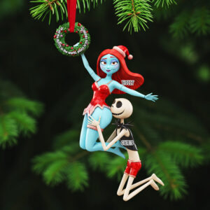 Personalized Gifts For Christmas, Naughty Couple Acrylic Ornament 04ohta061025