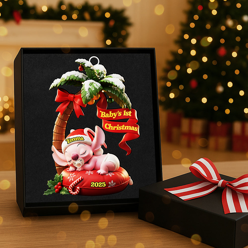 Personalized Gifts For Christmas, New Born Baby Acrylic Ornament 03kita300925 - Image 3