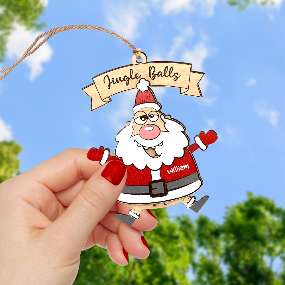 Personalized Gifts For Christmas Ornament Funny Santa 04ACQN180924