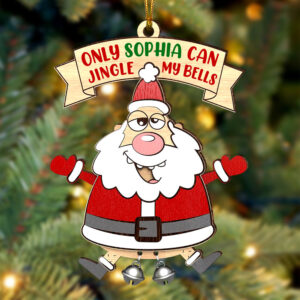 Personalized Gifts For Christmas Ornament Naughty Santa 06ACQN180924