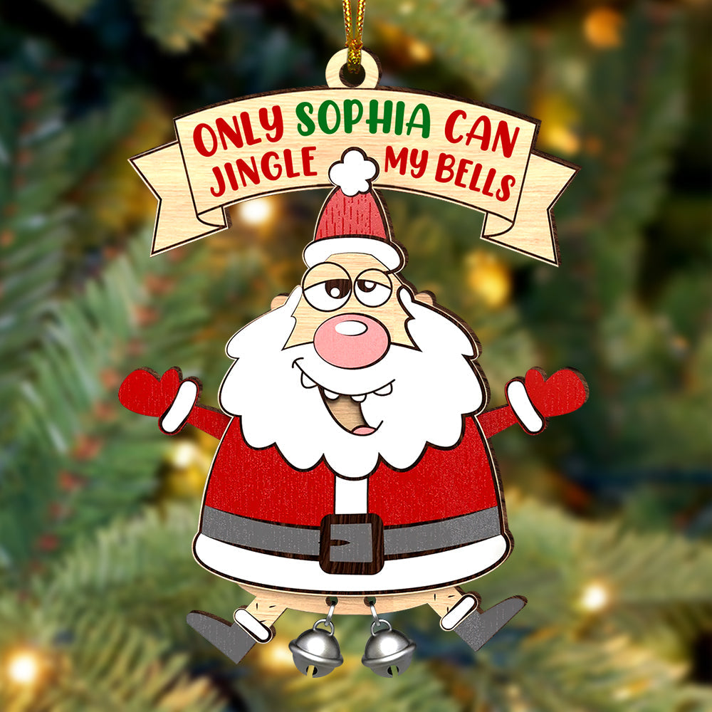 Personalized Gifts For Christmas Ornament Naughty Santa 06ACQN180924